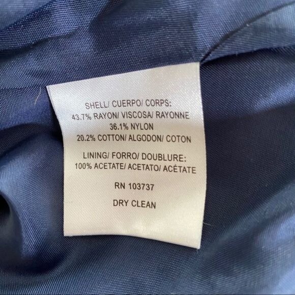 BHLDN Donna Morgan Deja Dress in Navy Blue Size 2 NWOT - Picture 10 of 10